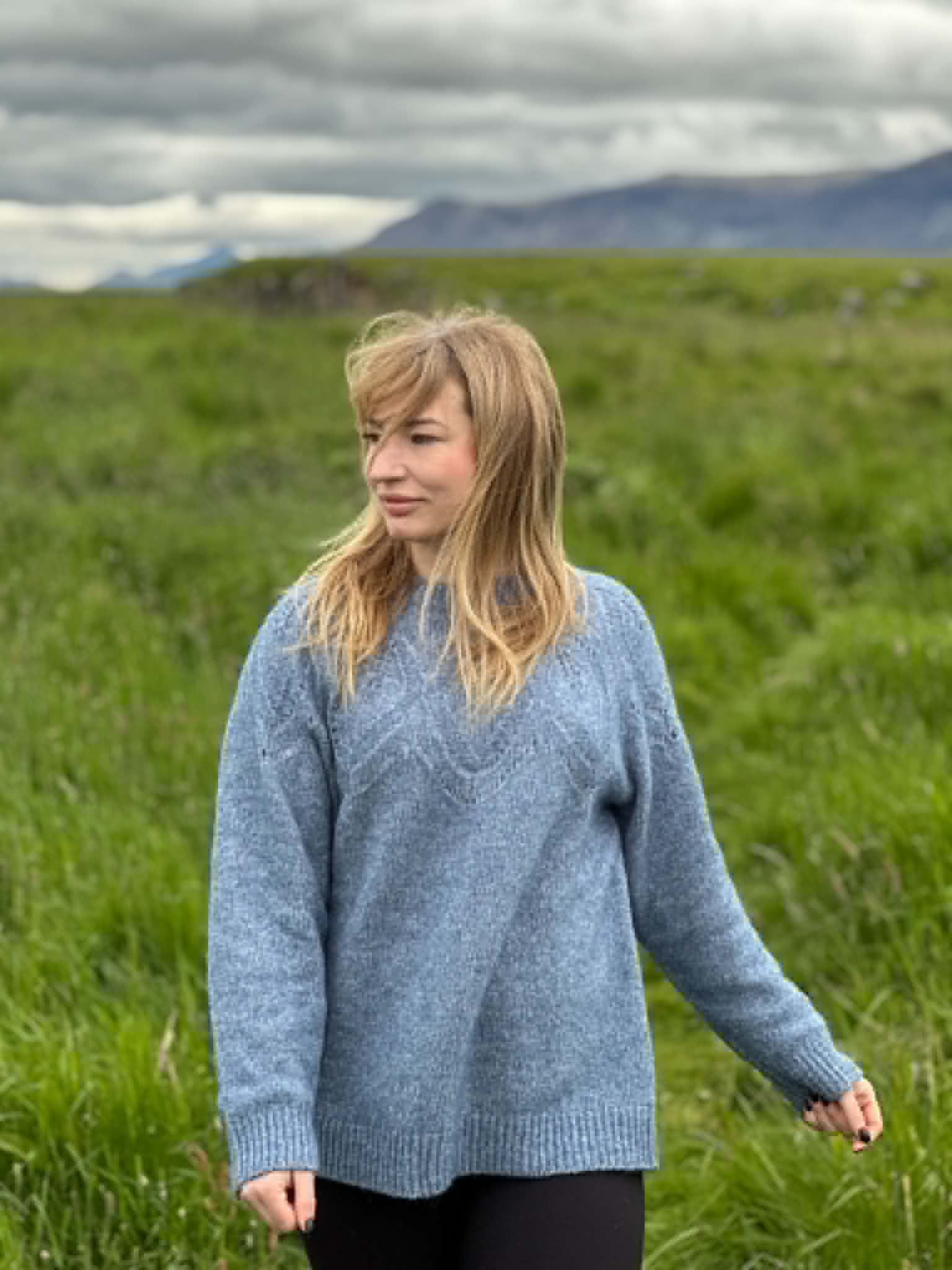 Varma Alpaca and Cotton Peysan Sophie