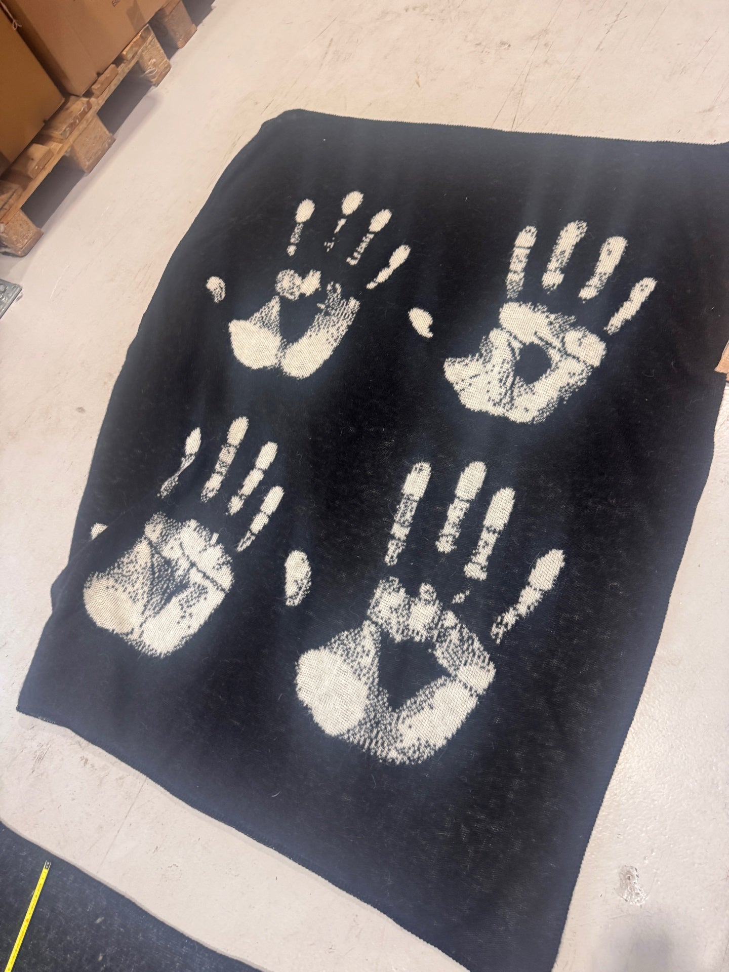 kaleo handprints blanket