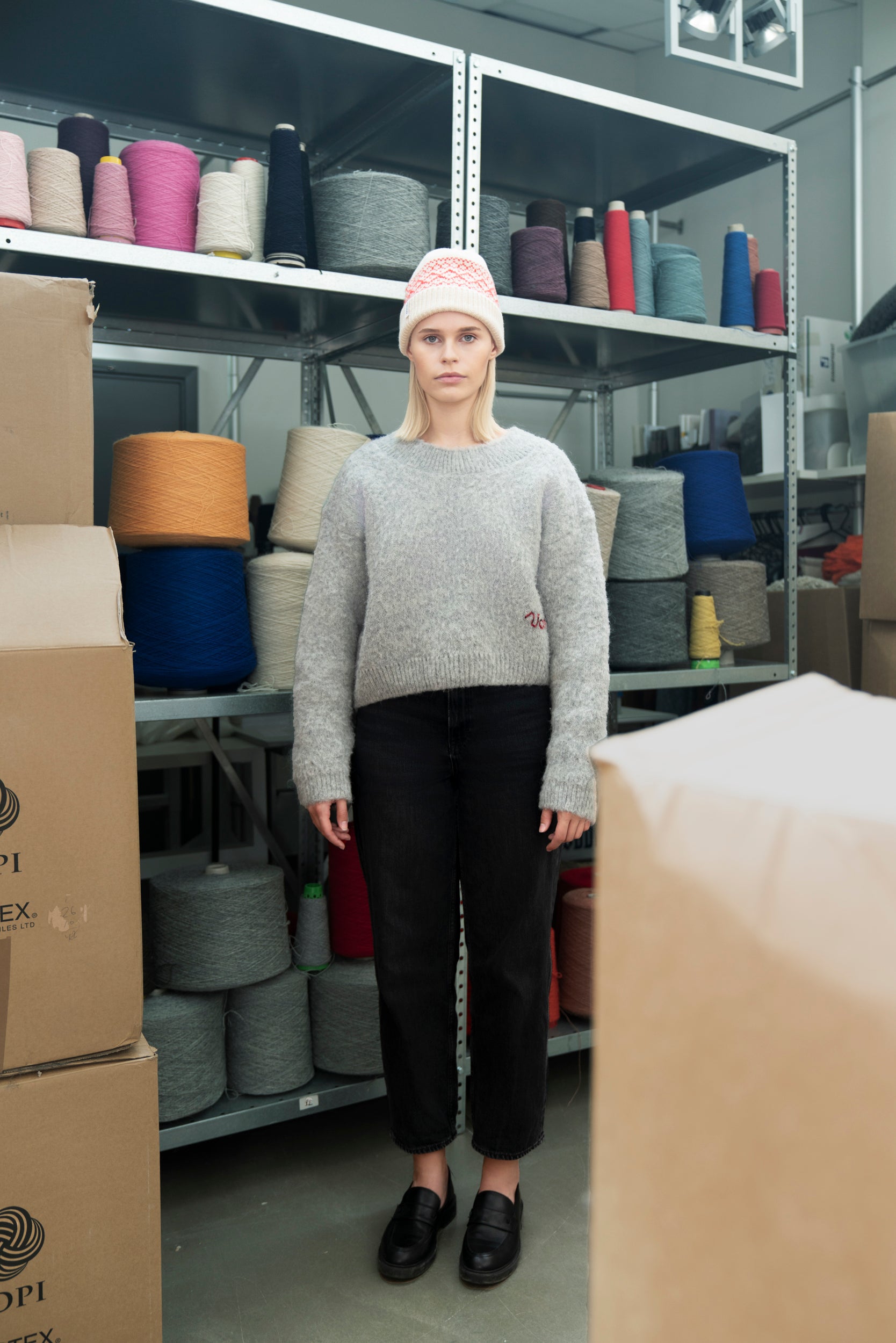 Varma Knitted Brushed Sweater