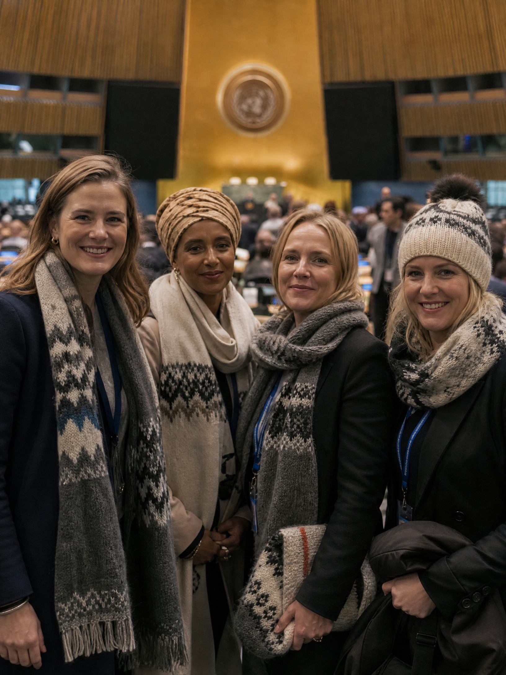 UN Women × Varma — Icelandic wool accessories at global campaign
