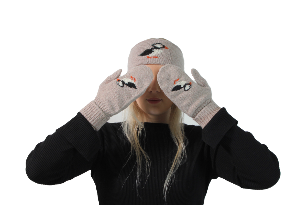 Varma Puffin Lambswool Mittens